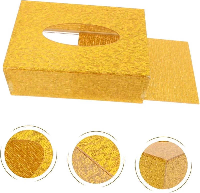 حامل علبة المناديل المربع من الأكريليك عالي الجودة، موزع ورق المناديل الزخرفي للمنزل - Image 5